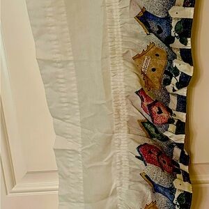 Birdhouses valances 3 straightht 2 angled